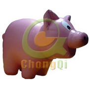 inflatable cartoon pig
